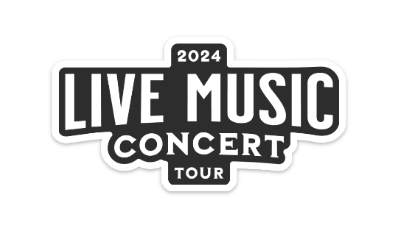 Live Music Sticker